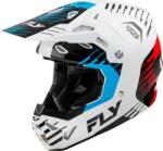FLY Racing Formula CP Slice Sisak - Fehér/Piros/Cián FLY RACING Sisakok és ruházat Offroad sisak