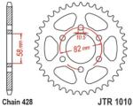 Jt Sprockets Acél Hátsó Lánckerék 1010 - 429 JT SPROCKETS Erőátviteli alkatrész Lánc, lánckerék, láncszett Hátsó lánckerék