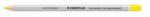 STAEDTLER Jelölőceruza, hatszögletű, mindenre író, lemosható (omnichrom), STAEDTLER "Lumocolor 108", sárga (TS1081U) - fiorex