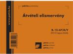 Pátria Nyomtatvány Átvételi elismervény 50×3 lapos tömb A/6 fekvő (B.13-67/A/V)