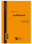 Pátria Nyomtatvány Szállítólevél 50×2 lapos tömb A/5 álló (B.10-70/V/2/S)