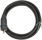 brennenstuhl csatlakozókábel, földelőérintkezővel, fekete, 3m (1160338) - hardtools