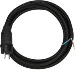 brennenstuhl 2 pólusú csatlakozókábel, kültéri használatra, fekete, 3m, IP44 (1160758) - hardtools