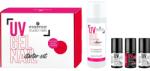 essence studio nails UV GEL NAIL körömlakk szett UV-/LED-lámpa használatával 4 db