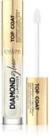 Eveline Cosmetics Diamond Glow Luciu de Buze sclipitor cu acid hialuronic culoare 12 Top Coat 4.5 ml
