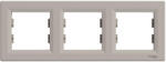 Schneider Electric Schneider Asfora hármas keret, vízszintes, bronz EPH5800369 (EPH5800369)