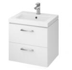 Cersanit Lara szekrény + Como mosdó 60 x 45 cm, Fényes fehér (S801-147)