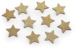 Fashion Fa csillag, felragasztható, Ø30 mm, 10db, 900110, arany