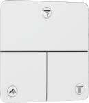 Hansgrohe ShowerSelect Comfort Q Falsík alatti elzáró- és váltószelep, 3 funkciós, matt fehér 15587700 (15587700)