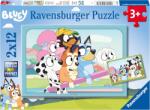 Ravensburger Puzzle pentru copii Ravensburger din 2 x 12 piese - Distrează-te cu Bluey (5693) Puzzle