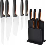 Fiskars Ff 5 db-os főnökkés szett fekete blokkban (1057554)