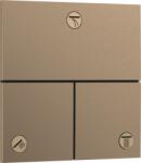 Hansgrohe ShowerSelect Comfort E Falsík alatti elzáró- és váltószelep, 3 funkciós, szálcsiszolt bronz 15573140 (15573140)