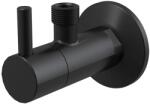 Alca Robinet coltar cu filtru 1/2 tol x 3/8 tol ARV001-BLACK Alca negru mat (ARV001-BLACK)