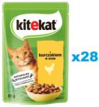 Kitekat Csirke mártásban 28x85 g felnőtt macskák számára