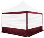 Ins’Tent PRO Oldalfal ablakkal sátorhoz 3 x 3 m piros (30030418)