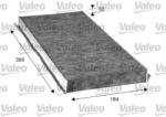VALEO Filtru habitaclu cu carbon activ VALEO 715507