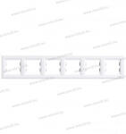Schneider Electric Schneider SE EPH5800621 ASFORA hatos keret, vízszintes, fehér (EPH5800621)