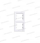 Schneider Electric Schneider SE EPH5810221 ASFORA Kettes keret, függőleges, fehér (EPH5810221)