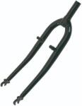 Csepel 20-as BMX merev villa, 1 colos menetes nyakkal (25, 4x240 mm), acél, fekete