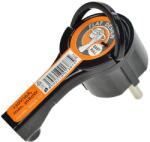 Solight P50B - Hajlított dugvilla 230V/16A fekete P50B (SL0167)