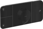 Hansgrohe One 3 funkciós rejtett termosztát modul, matt fekete 45713670 (45713670)