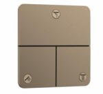 Hansgrohe ShowerSelect Comfort Q falsík alatti elzáró- és váltószelep, szálcsiszolt bronz 15587140 (15587140)