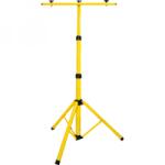 V-TAC Három lábú állvány LED reflektorhoz , 2 fejes tripod , sárga (9104)