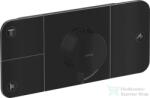 Hansgrohe AXOR ONE 3 utas termosztátos falsík alatti kád /zuhany csaptelep, matt fekete 45713670 (45713670)