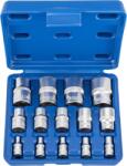 Condor Inserții pentru chei tubulare, 14 bucăți, 1/4+3/8+1/2", profil E E4-24, Condor 1005 (CR-1005) Cheie tubulara
