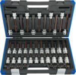 CONDOR Chei tubulare cu bit, 46 buc. , 1/4+1/2", cheie hexagonală, 3/32-3/4", Condor 38086 (CR-38086)
