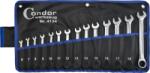CONDOR Set chei inelare cu clichet / chei cu cap deschis, 14 bucati, 6-19 mm, Condor 4134 (CR-4134)