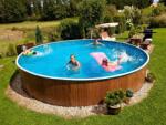 Aqua Fémpalástos kör medence Azuro homokszűrővel 360 cm átmérő (184120)