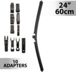 Carguard Ablaktörlő 24"/60 cm - 10 db adapterrel (55744N) (55744N)