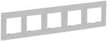 Legrand 863995 Niloé Step 5-ös keret, csiszolt szürke (863995) - elektroprofishop
