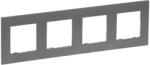 Legrand 863994 Niloé Step 4-es keret, csiszolt szürke (863994) - elektroprofishop