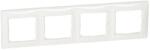 Legrand Valena négyes keret vízszintes fehér (774454) (774454)
