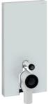 Geberit Monolith Plus szanitermodul talpon álló WC-hez, 101 cm-es, fehér üveg/alumínium 131.202. SI. 5 (131.202.SI.5)