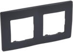 Legrand 397032 Niloé keret 2-es matt fekete (397032)