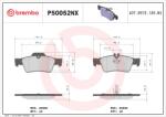 BREMBO fékbetétkészlet, tárcsafék BREMBO P50052NX (P50052NX)