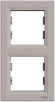 Schneider Electric Schneider EPH5810269 Asfora keret 2-es függőleges bronz (EPH5810269)