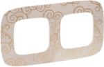 Legrand 754352 VALENA Allure keret 2-es arany dekor (754352)