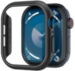 Apple Watch 10 (42 mm), Műanyag védőkeret, szíj nélkül, Spigen Thin Fit, fekete