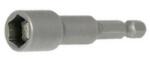 Z-TOOLS 1/4" mágneses bit-dugófej 8x65mm CrV (040303-0448) - hegessz