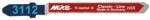  MPS Classic Line egybütykös szúrófűrészlap fémre HSS 50/1, 2mm 3112-2db (T218A) (031103-0218) - hegessz