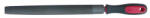 Berger Z-TOOLS félkerek- hegyesvégű reszelő, nyelezve 250/2 (041801-0004)