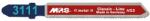  MPS Classic Line egybütykös szúrófűrészlap fémre HSS 50/1, 2mm 3111-5db (T118A) (031103-0215) - hegessz