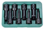 Hans Tools 1/2" gépi imbusz dugókulcsfej készlet 8r. SW6-SW19 CrMo 846016-8M (060103-0163) - hegessz