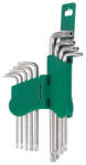Hans Tools furatos TORX kulcs készlet hosszú 9r. TH10-TH50 16753-29TH (040208-0024)