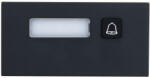 Dahua nyomógomb bővítő modul - VTO4202FB-MB1 (1 nyomógombos, VTO4202F moduláris IP video kaputelefon egységhez, fekete) (BIZDAHVTO4202FBMB1)