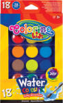 Colorino 27- Vízfesték Colorino 23mm 18 darabos + ecset - 54737